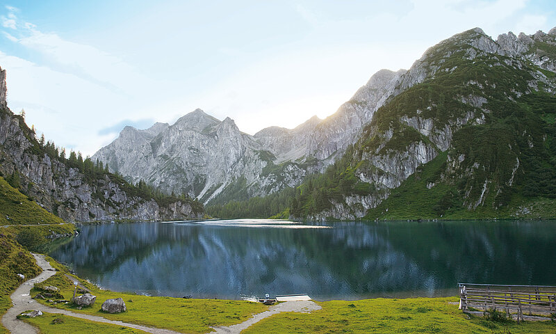 Berglandschaft im Sommer im Salzburger Land